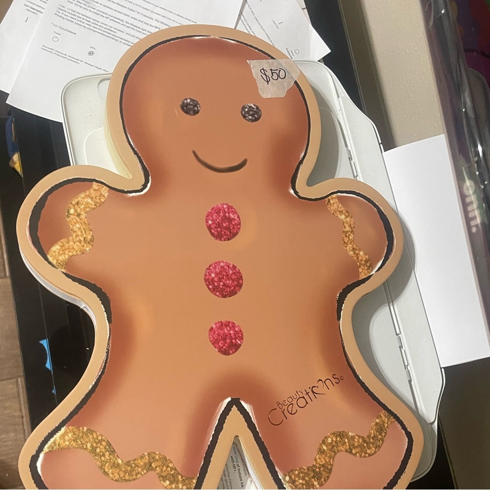 Limited edition Beauty creations gingerbread man